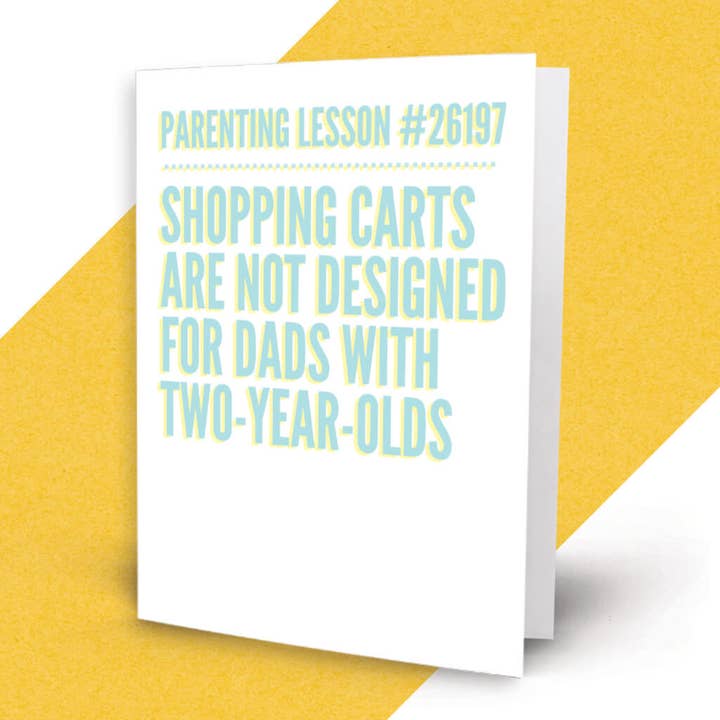 Tarjeta de carritos de compras para venta al por mayor de Middle Child Made