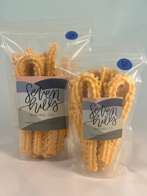 Seven Hills Baking Co. - Wholesale Puffed Snack - Gluten Free Cheese Straws