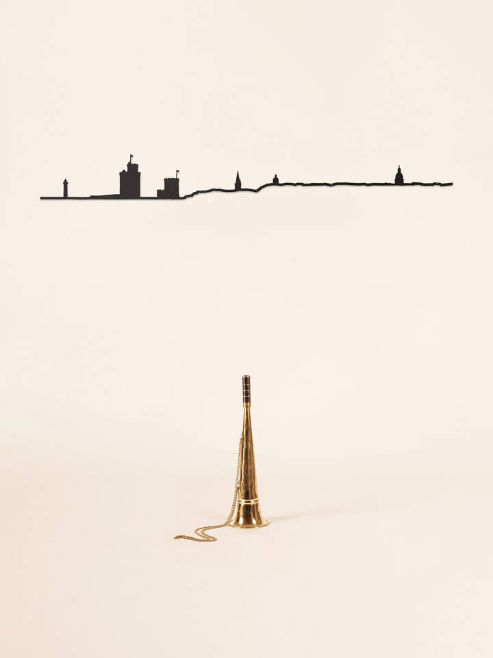 Väggdekor - Skyline of La Rochelle - Maxi (125cm) för wholesale av The Line