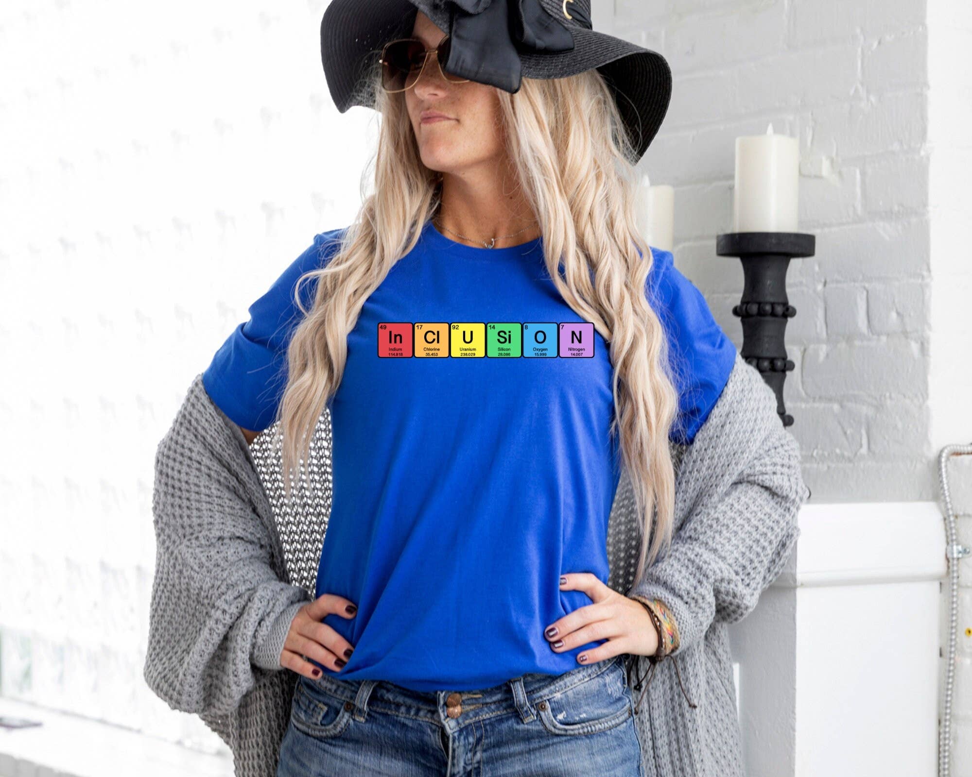 Science & Snark - Wholesale Screen Printed T-Shirt - Women's - The Elements of Inclusion3