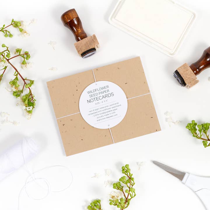 Notekort med vilde blomsterfrø - Kraft for engroshandel hos Studio 82°