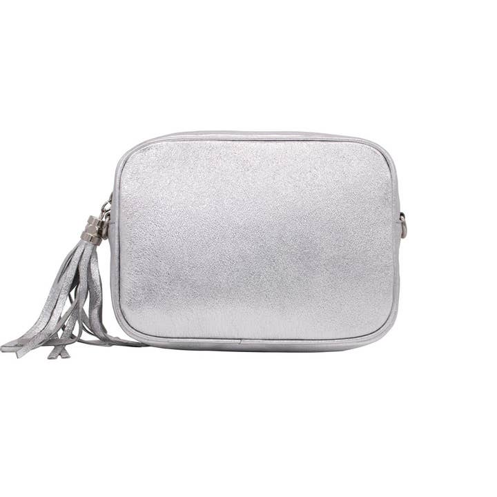 Ellas Trading - Wholesale Crossbody Bag - Women's - Italian Leather Camera Crossbody Bag with Tassel Charm40