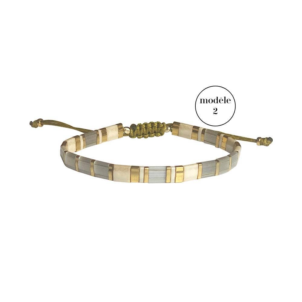 CLAIRE BERTEAU - Vente Bracelet de perles - Bracelet Perles Japonaises Anitya-nude2