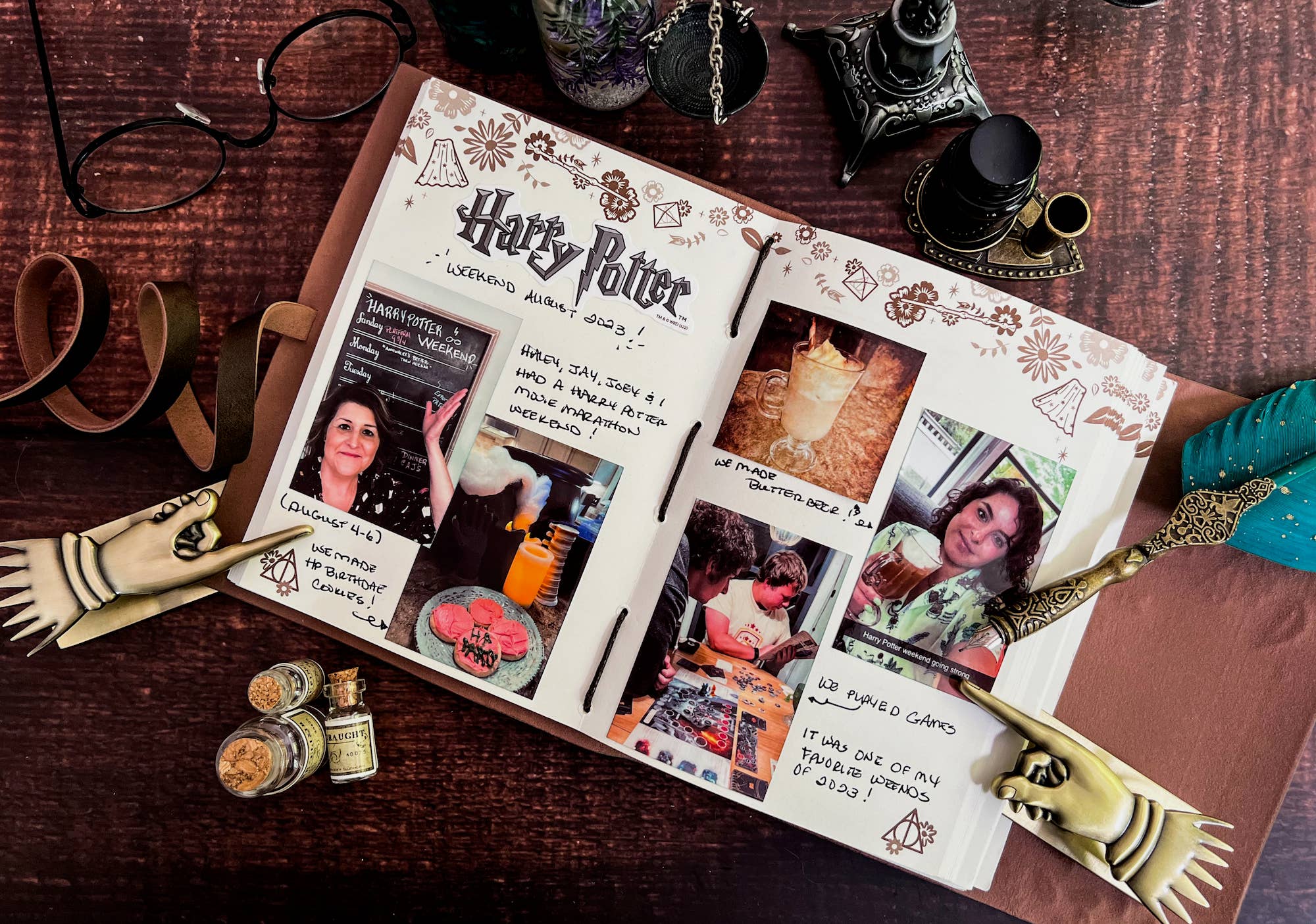 Conquest Journals - Vente Marque-page - Porte-page vintage Harry Potter Flourish and Blotts8