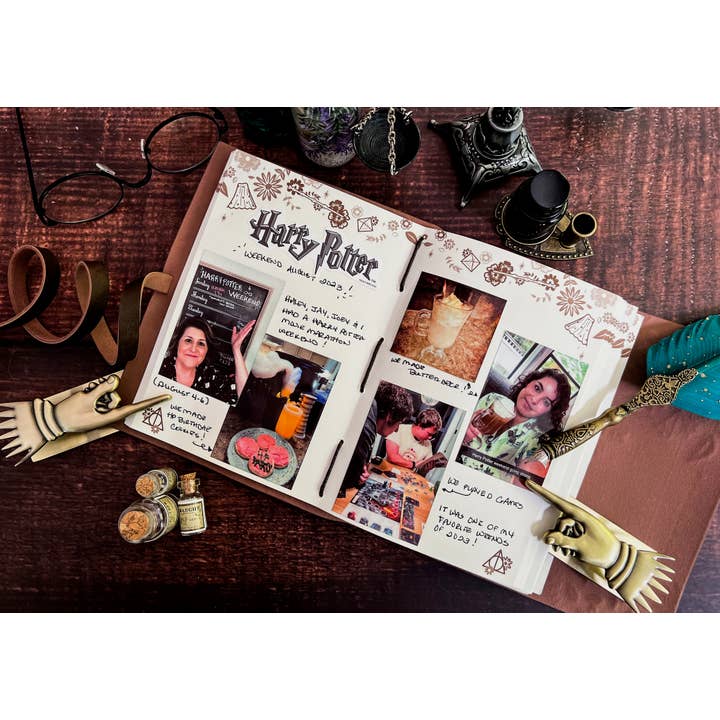 Conquest Journals - Vente Marque-page - Porte-page vintage Harry Potter Flourish and Blotts8