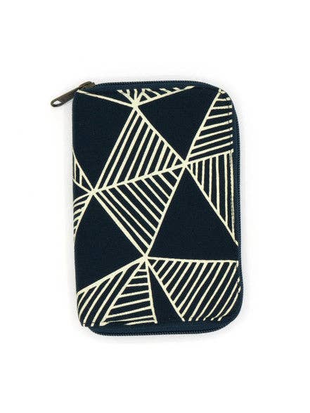 Fair Anita - Wholesale Jewelry Box/Organizer - Zip Jewelry Travel Organizer - Geometric Navy2