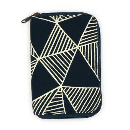 Fair Anita - Wholesale Jewelry Box/Organizer - Zip Jewelry Travel Organizer - Geometric Navy2