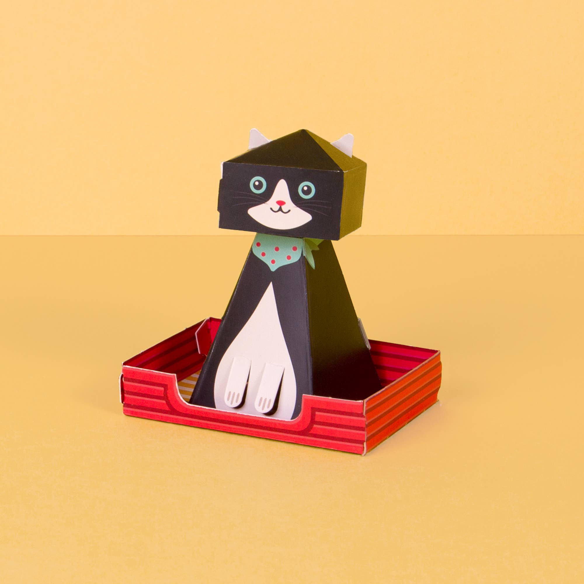 Clockwork Soldier - UK - Vente Kit de bricolage – enfant - Créez votre propre chat qui hoche la tête3