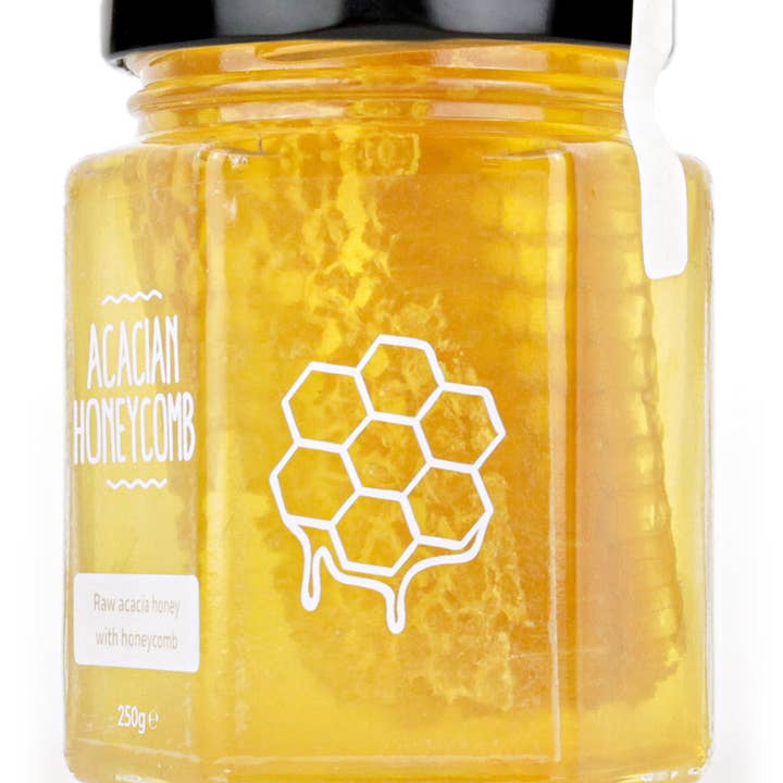 BeeHype – wholesale Honey – Acacian Honeycomb - Luxury Raw Acacia Honey Comb Slab2