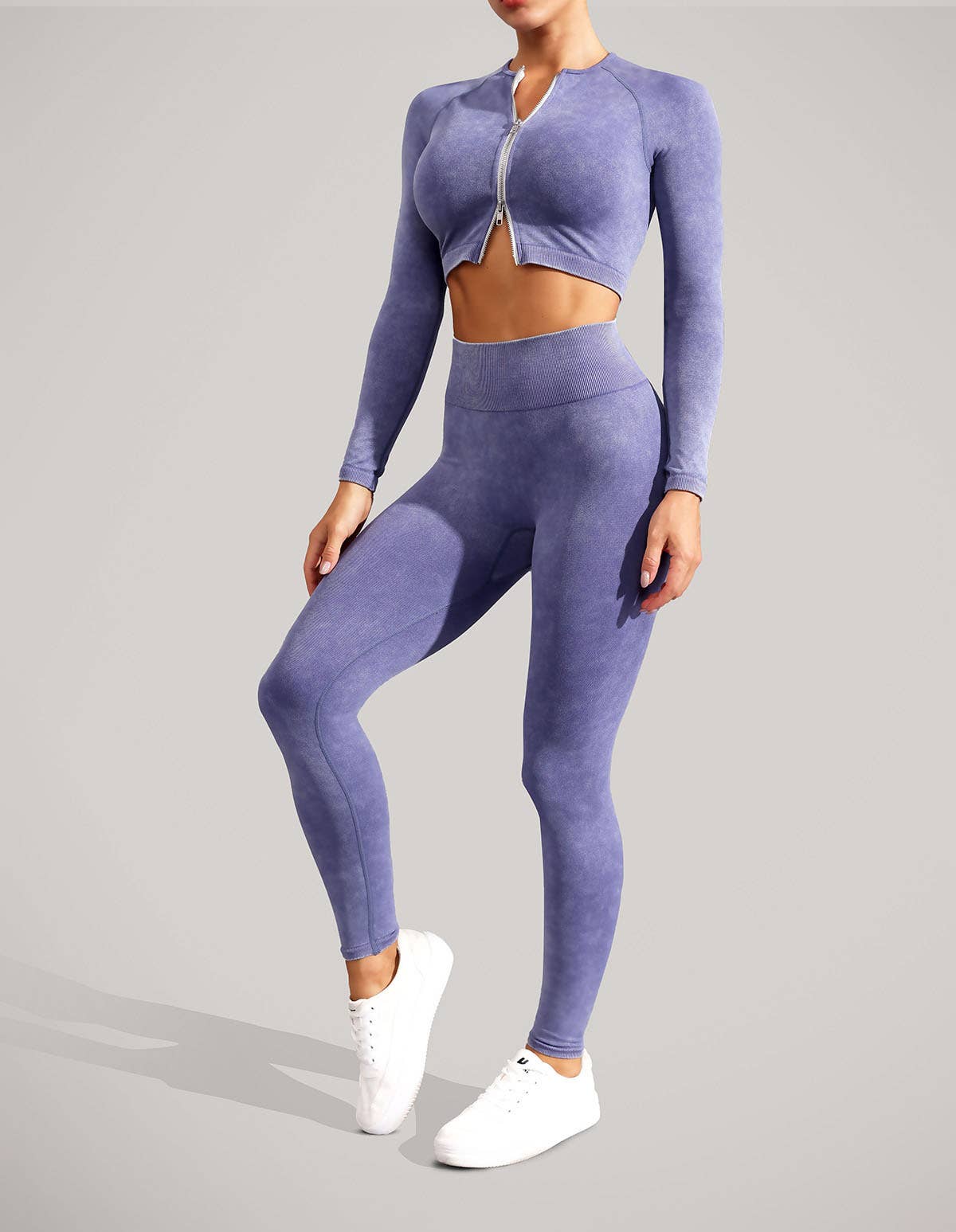 Crave by FW – Engroshandel Sports-/loungeleggings – til kvinder – Højtaljede Tie Dye Yoga Tights Leggings6