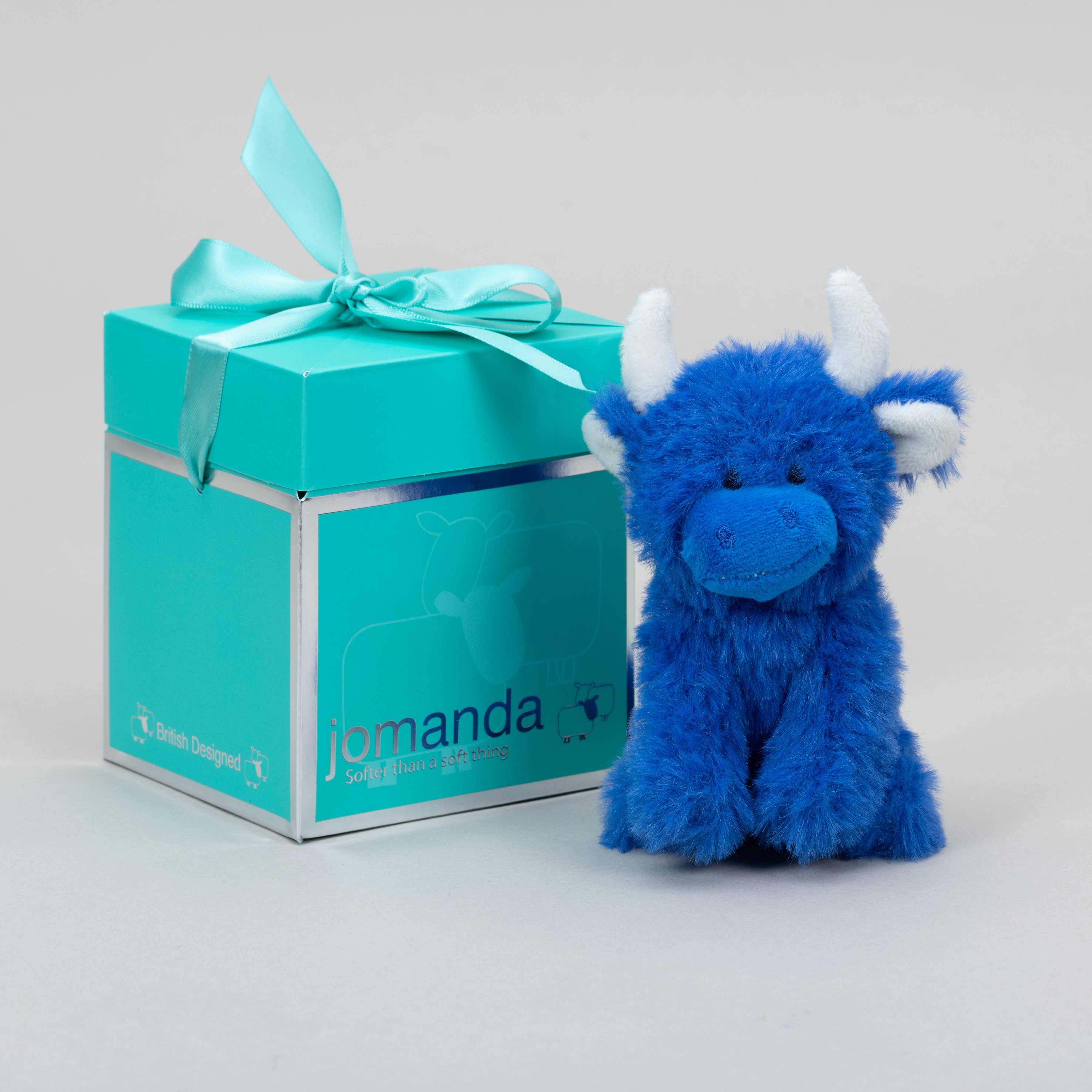 Jomanda Soft Toys & Accessories – wholesale Stuffed/plush toy – Kids & baby – Dark Blue Mini Highland COOllectible Cow Plush Toy   8