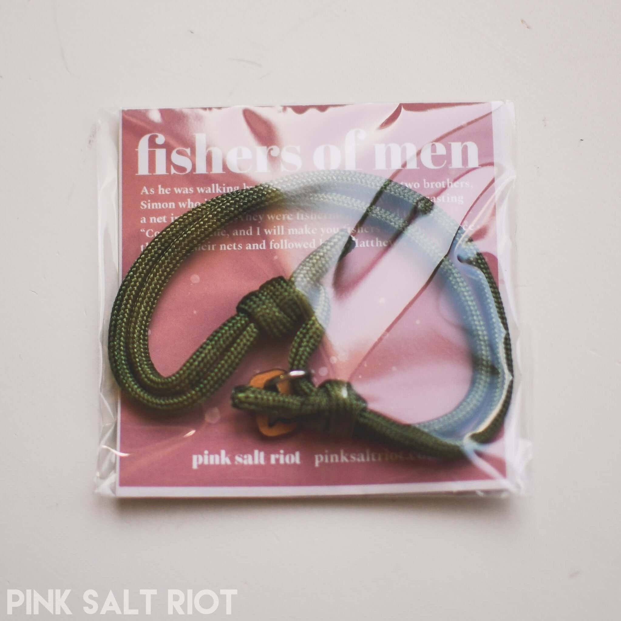 Pink Salt Riot - Wholesale Woven/Braided Bracelet - Olive Paracord Symbols Bracelet5