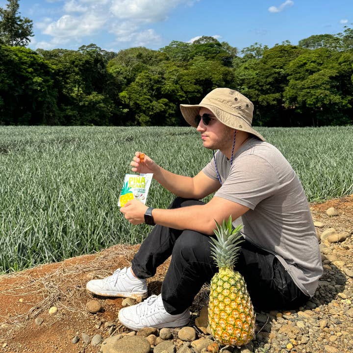 Crispy Green - Wholesale Dried/Dehydrated Fruit - Spicy Air Dried Pineapple Coco Tamarind 50g, Piña Picante7