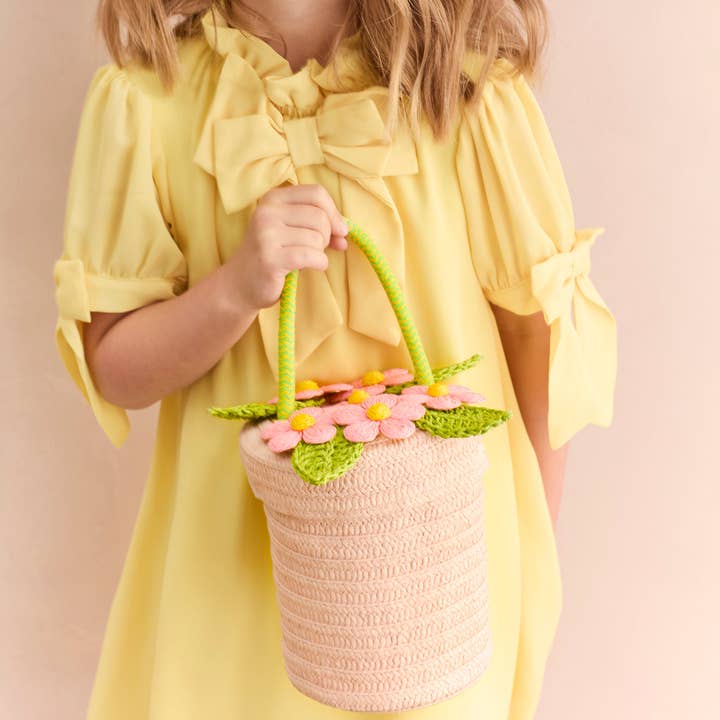 Meri Meri - Wholesale Basket - Kids & Baby - Flower Pot Basket Bag