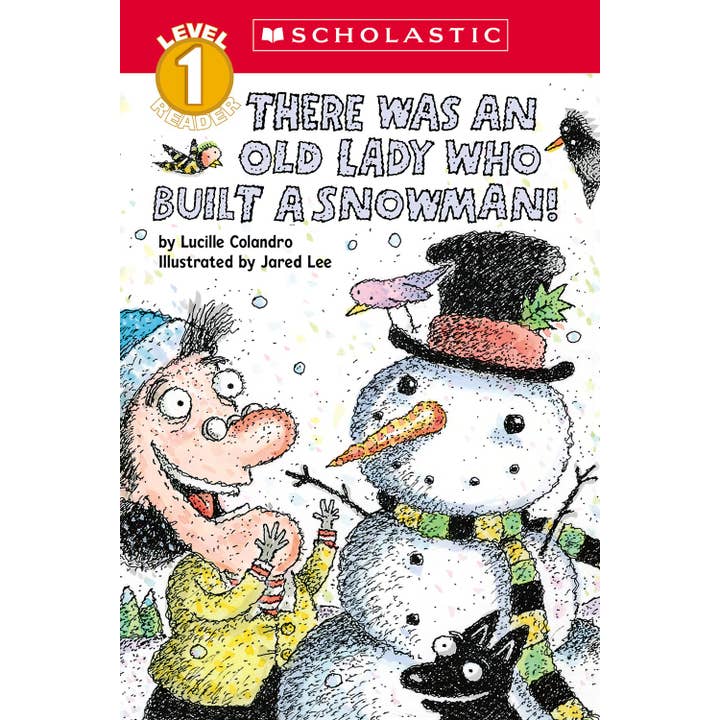 Schol RDR Lvl 1: There Was An Old Lady Who Built A Snowman! for wholesale by Scholastic