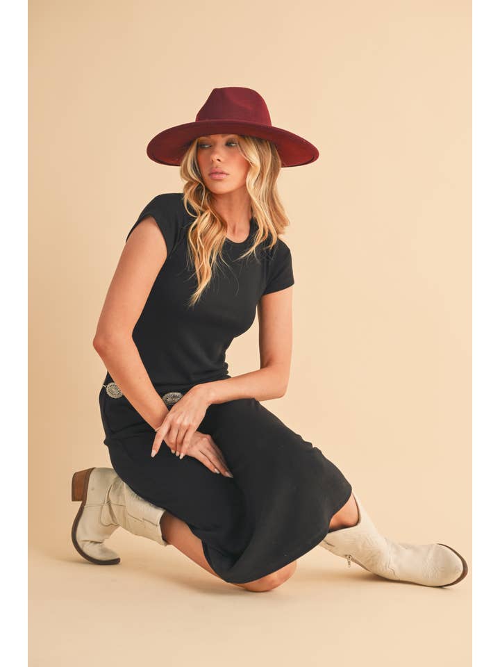 AEMI + CO - Wholesale Dress - Women's - 4220FN Chesy Slim Midi Dress