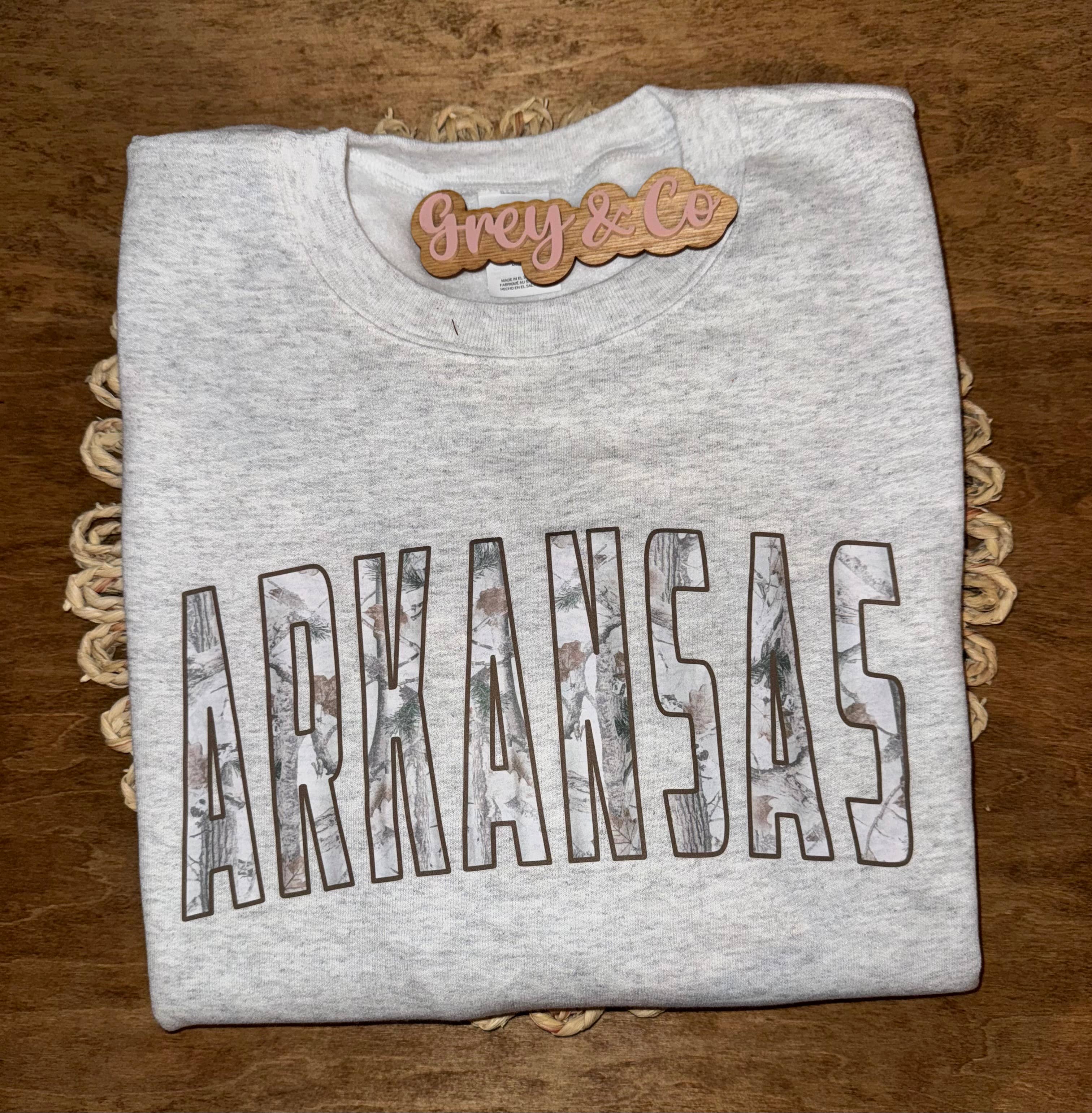 Grey&Co - Wholesale Graphic Sweatshirt - Women's - Kentucky Camo Custom State Sweatshirt1