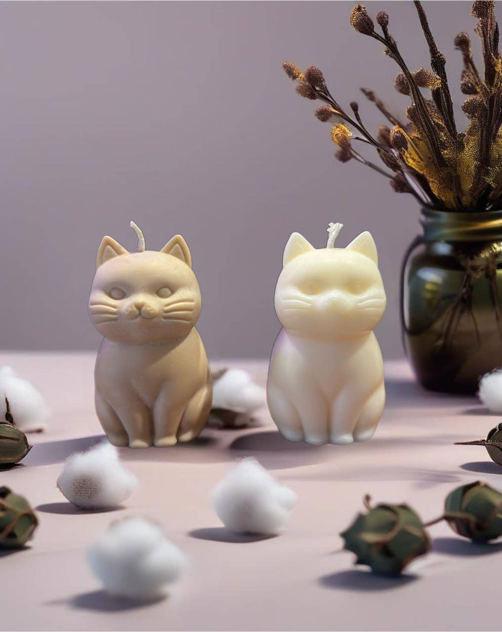 Karly’s Candles - Wholesale Craft supplies - Cat Silicone Mold for Candle, Soap, Resin, Chocolate10