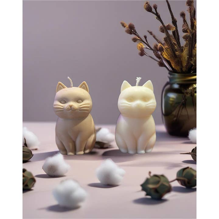 Karly’s Candles - Wholesale Craft supplies - Cat Silicone Mold for Candle, Soap, Resin, Chocolate10
