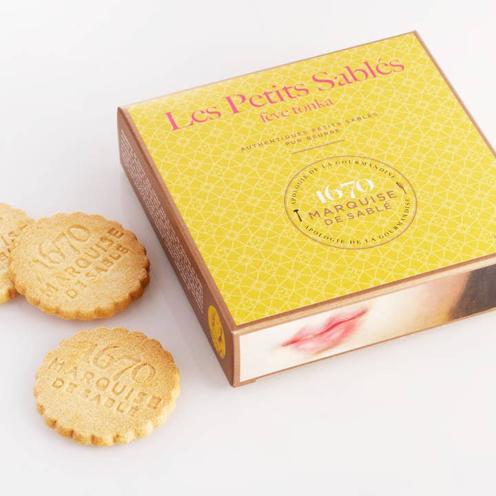 LA SABLESIENNE - Wholesale Cookie - Tonka Bean Shortbread Cookies Box