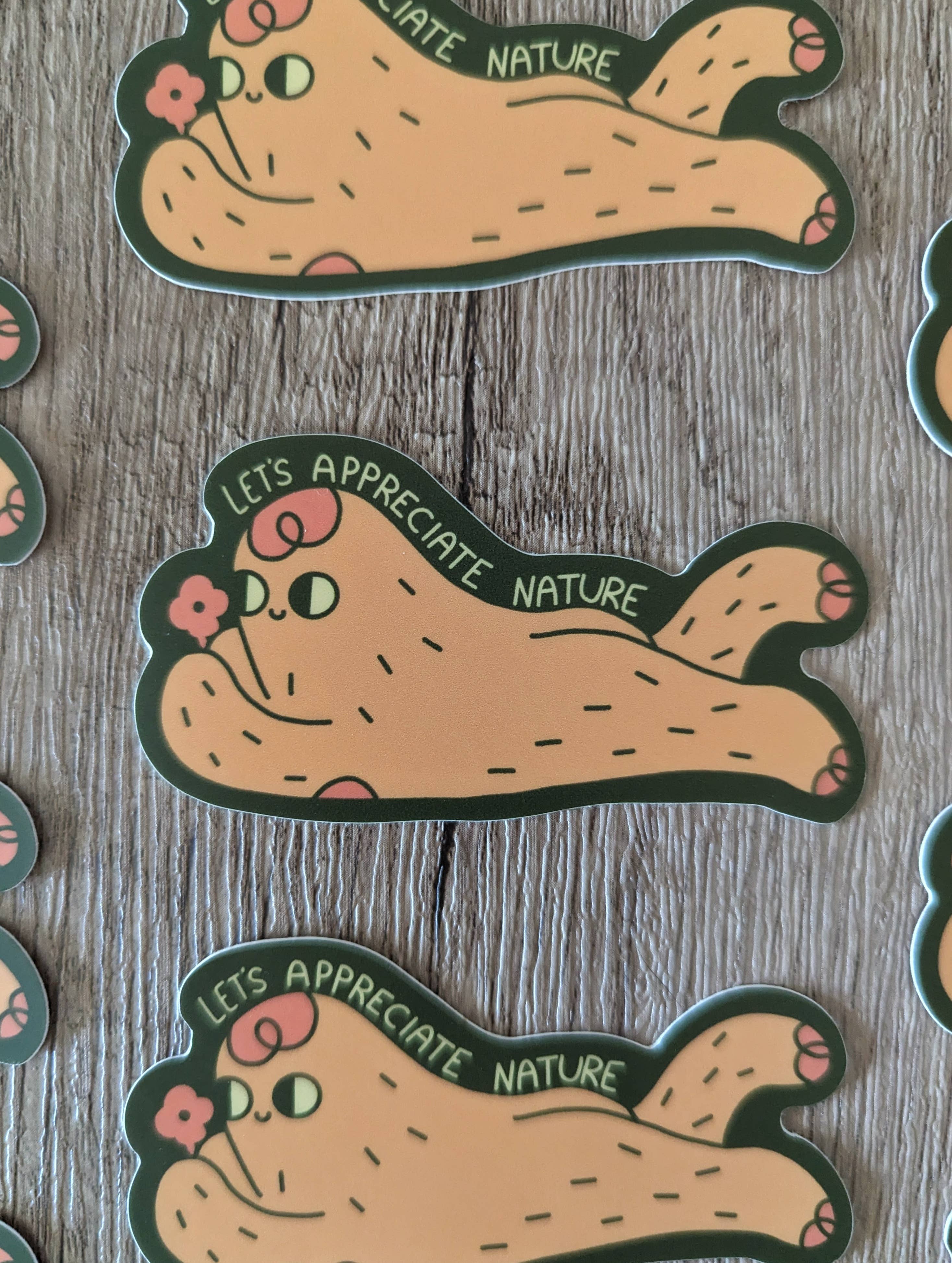 Sadsquatch – Großhandel Aufkleber – Lass uns die Natur genießen - Vinylaufkleber Bigfoot Sasquatch Cryptid1