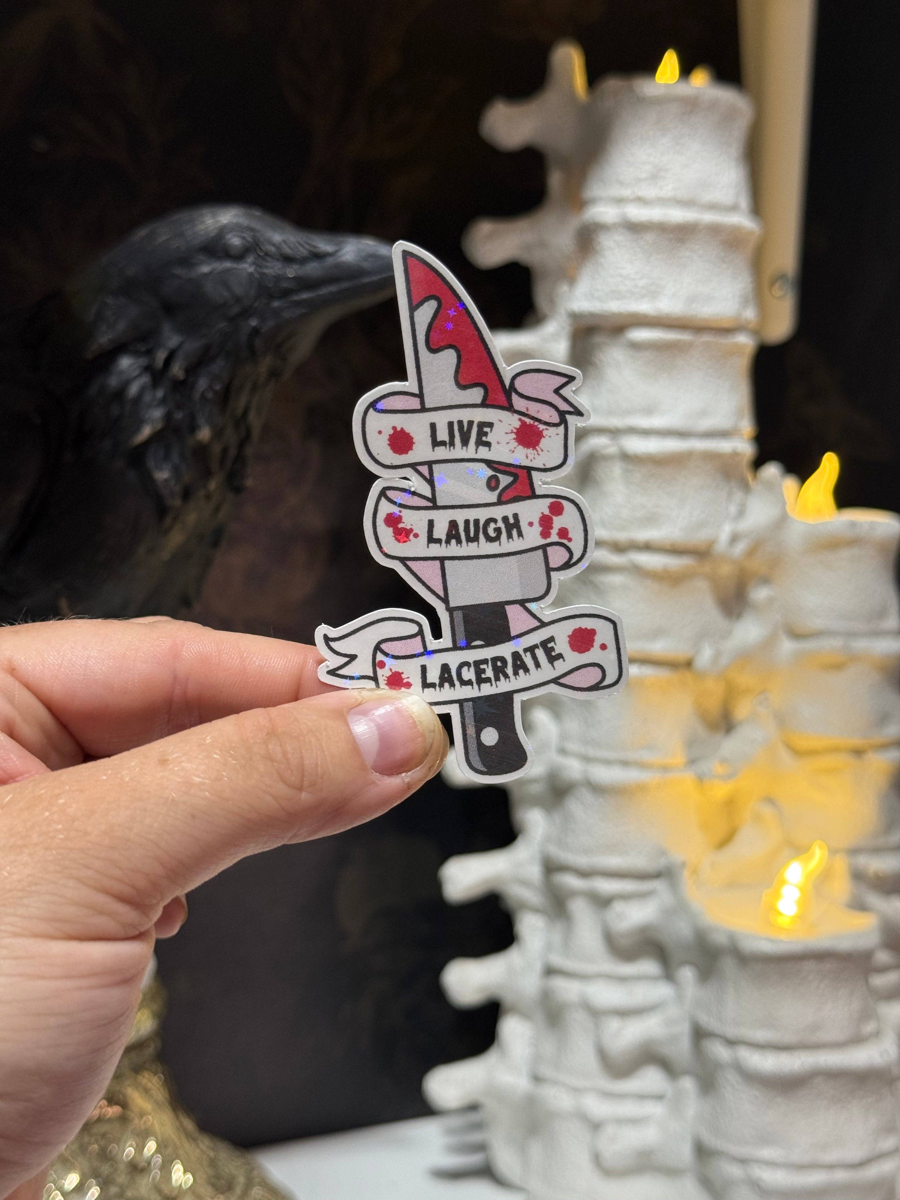 Brinnvill Books - Wholesale Sticker - Lacerate sticker