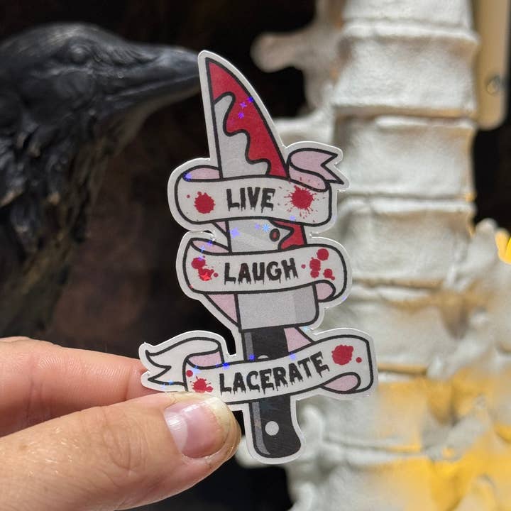 Brinnvill Books - Wholesale Sticker - Lacerate sticker0