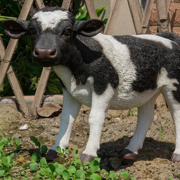 Standing Cow Statue for wholesale by Hi-Line Gift Ltd.