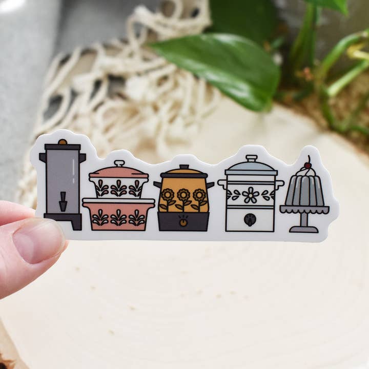 Autocollant Potluck pour la vente par Wild North Co