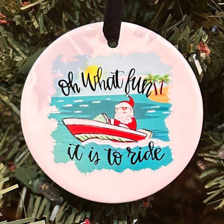 Adorno de Papá Noel para barco para venta al por mayor de Jessica James Design