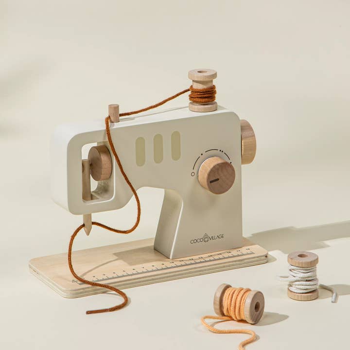 Coco Village - Wholesale Wood Toy - Kids - Wooden Sewing Machine Playset