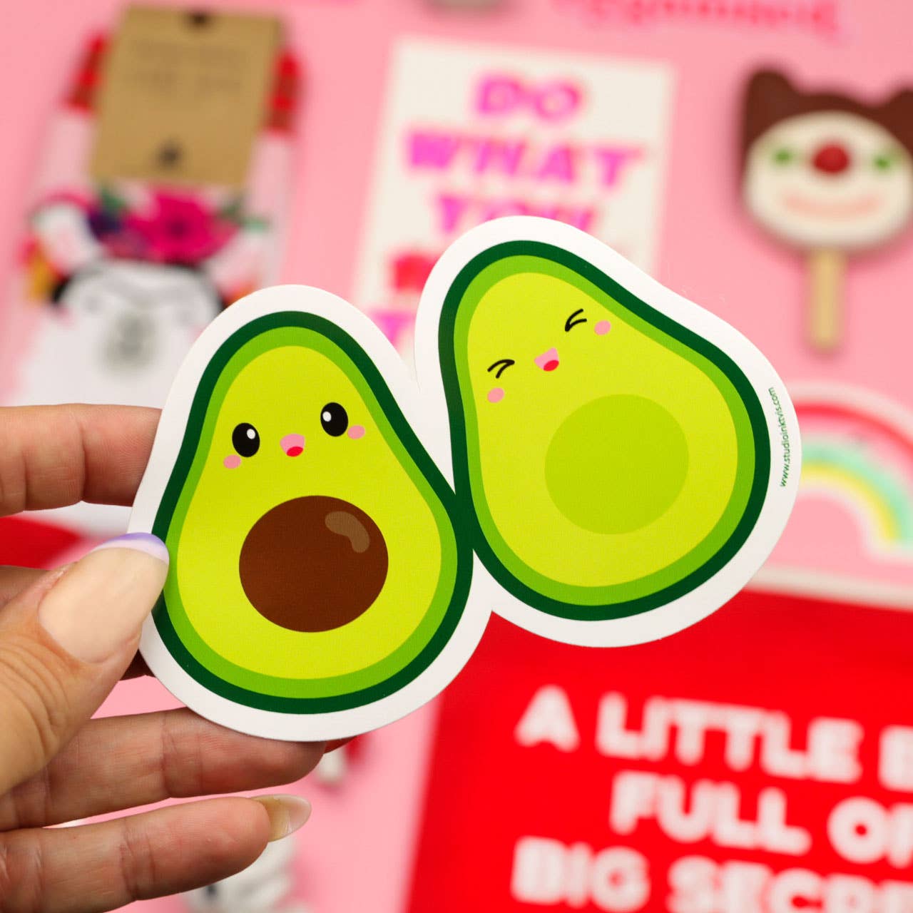 Studio Inktvis - Wholesale Sticker - Avocado Duo Sticker1