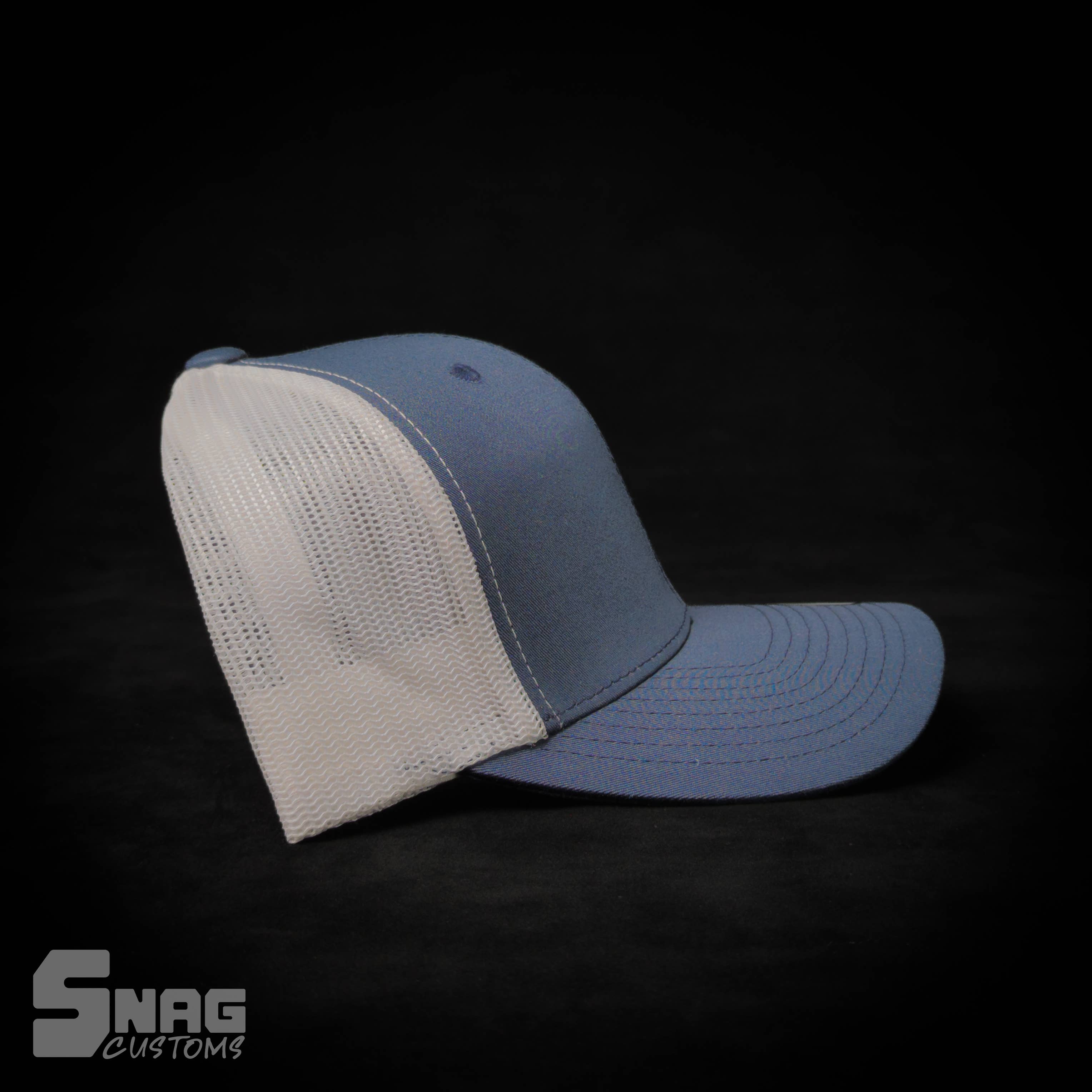 Snag Customs - Wholesale Trucker Hat - Unisex - Montana 406 State Outline Leather Patch Hat8