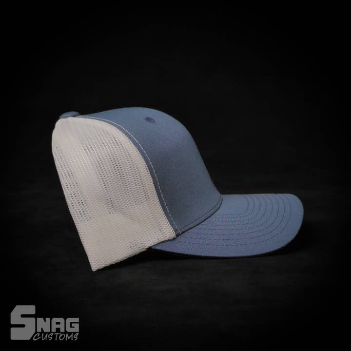 Snag Customs - Wholesale Trucker Hat - Unisex - Montana 406 State Outline Leather Patch Hat8