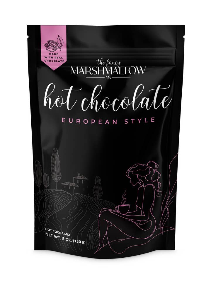 European-Style Fancy Hot Chocolate ☕ for wholesale by The Fancy Marshmallow Co.