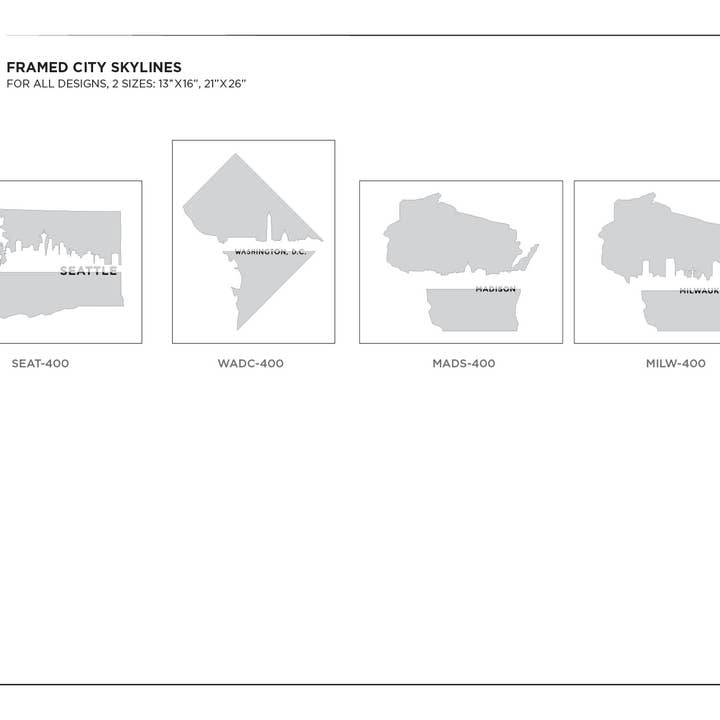 Grainwell - Wholesale Art Print - Framed City Skyline9