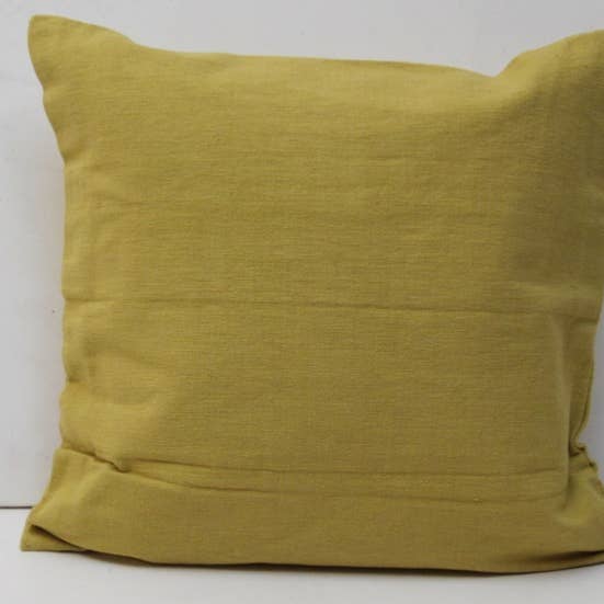 Pillow Woven 24"X24" Solid CC Chartreuse #112 for wholesale by natural habitat