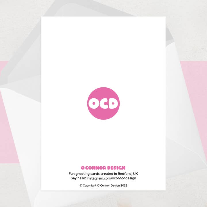 OCD Greeting Cards – wholesale Birthday card – Rock n Roll Birthday Card For Her, Girl - Cute Music Cards
