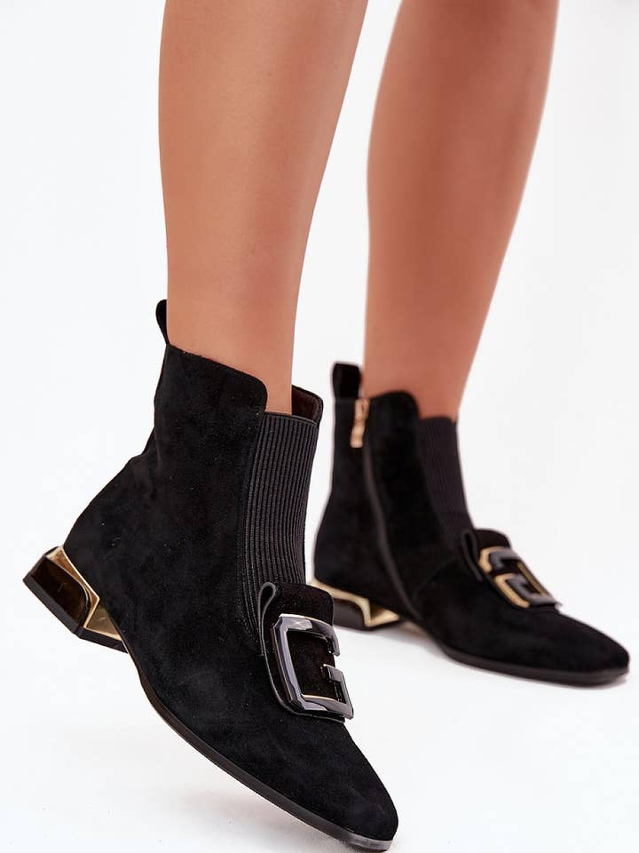 Stivaletti con tacco Modello 220202 Passo con stile per la vendita all'ingrosso da parte di Lieber Deem Marktplatz