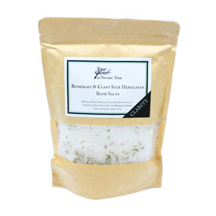 Clarity - The Psychic Tree Himalayan Bath Salt Blend (500g) for wholesale by The Psychic Tree