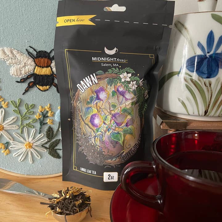 Dawn - 2oz Coffee Cake Pu-erh for wholesale by Midnight Tease