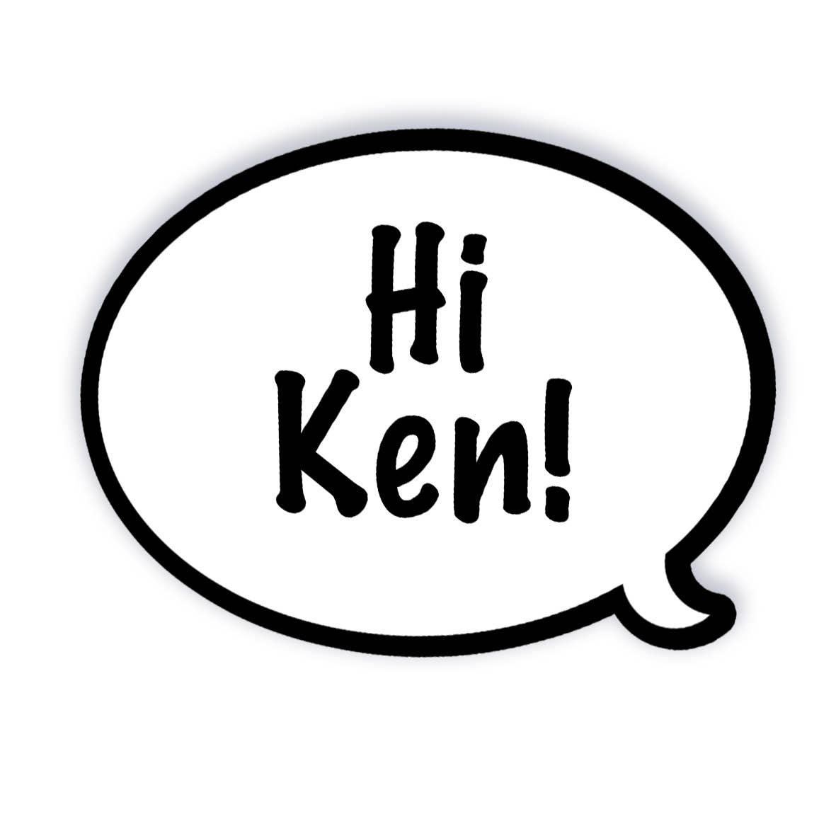 Bite Your Granny – wholesale Sticker – Hi Ken Barbie Inspired Vinyl Sticker0