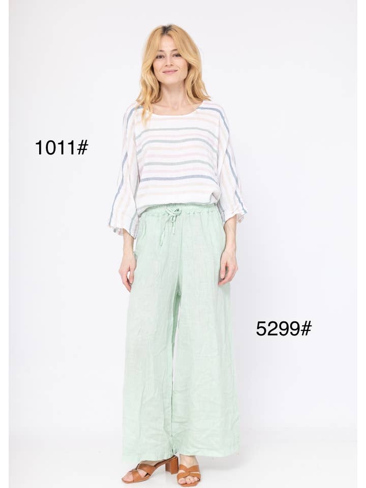 LINEN & COTTON HOUSE - Wholesale Pants – Women's - 5299 100% LINEN PANTS BEST SELLER, SPRINT SUMMER CLOTH40