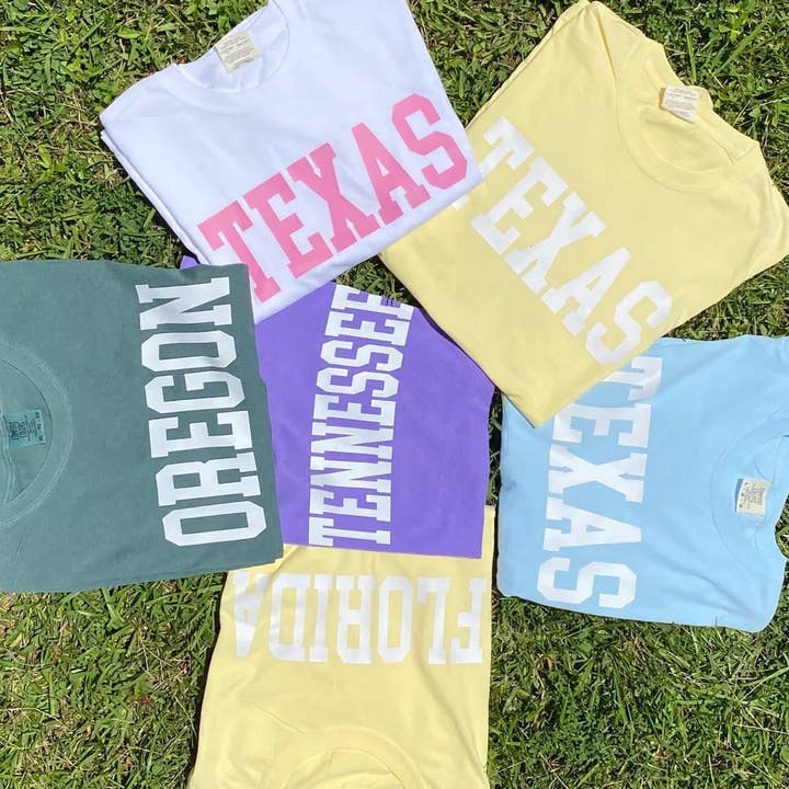 OVERSIZED SHIRT, SUMMER SHIRT, CUSTOM SHIRT, PREPPY for wholesale by Cutting Creative Apparel