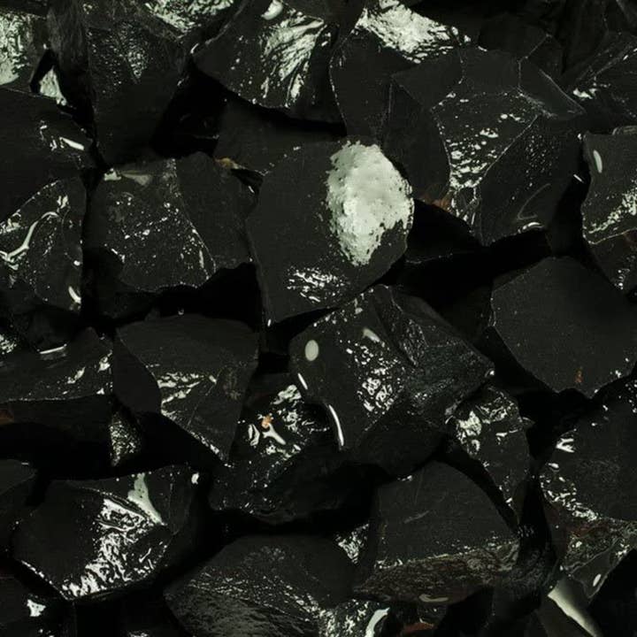 Fantasia Mining - Wholesale Spiritual Stone/Crystal - Rough Black Jasper - India - Raw Natural Stones (1 lb)3