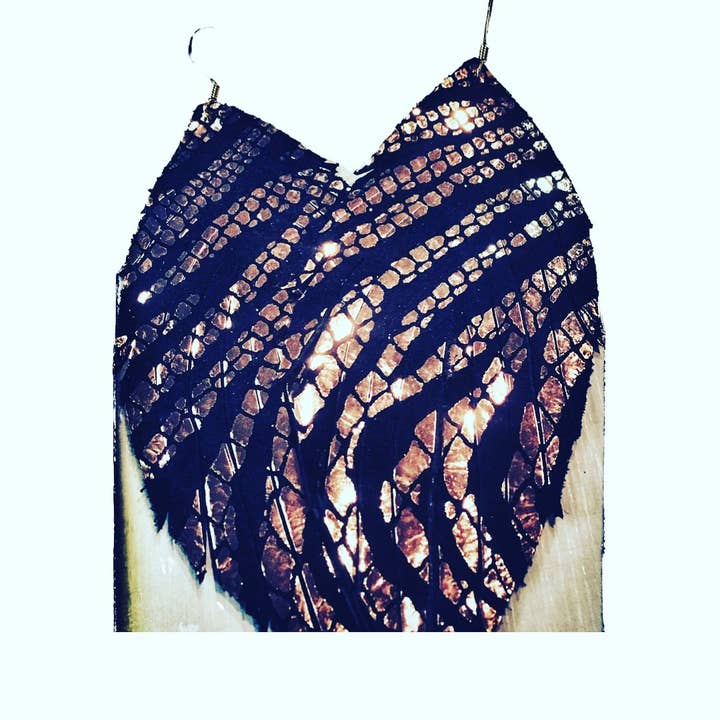 Cuir Gold Rose Glitz et Glam pour la vente par JAG/ged Edge Jewelry