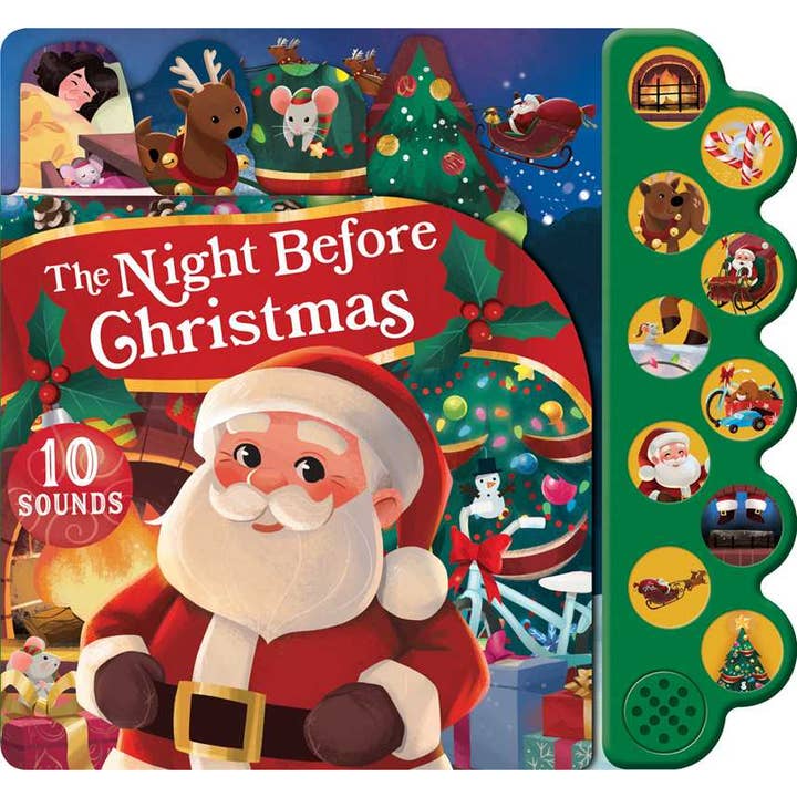 Simon & Schuster - Wholesale Book - Kids - Night Before Christmas 10-Button Sound Book by Clement C. Moore