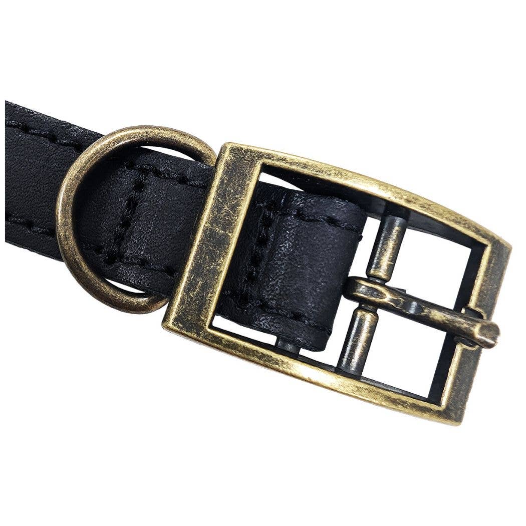 HugglePets – wholesale Pet collar – Dog – HugglePets Legacy Leather Dog Collar4