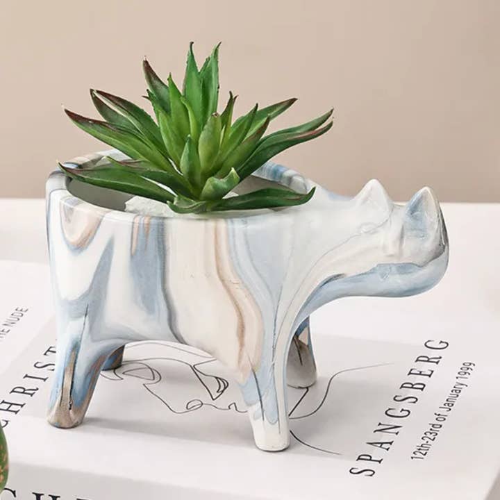 Maceta suculenta de cactus de cerámica con forma de gato para venta al por mayor de Homerely (We Cover All Import Duties)