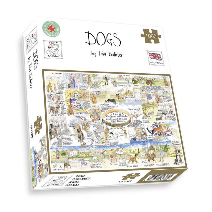Puzle de 1000 piezas Dogs - Tim Bulmer para venta al por mayor de All Jigsaw Puzzles